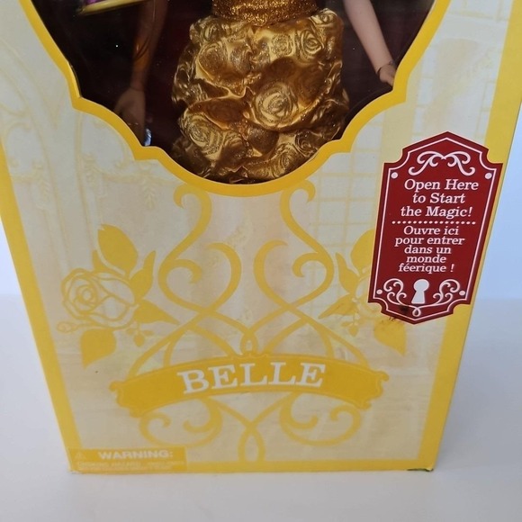 NIB Vtg 1991 Disney Beauty & the Beast Belle Doll Collectible Spinning Dress1722 - Picture 4 of 16